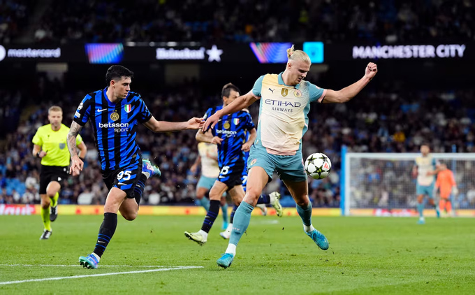 Haaland không thể tỏa sáng trước Inter Milan