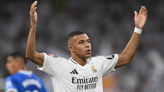 Mbappe vắng mặt ở derby thành Madrid